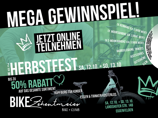 MEGA GEWINNSPIEL beim Herbstfest